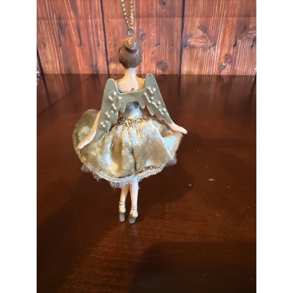 Gisela Graham London Ornaments‎  Golden Glitter Fairy Christmas Holidays